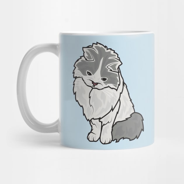 Adorable Gray Cat by crissbahari